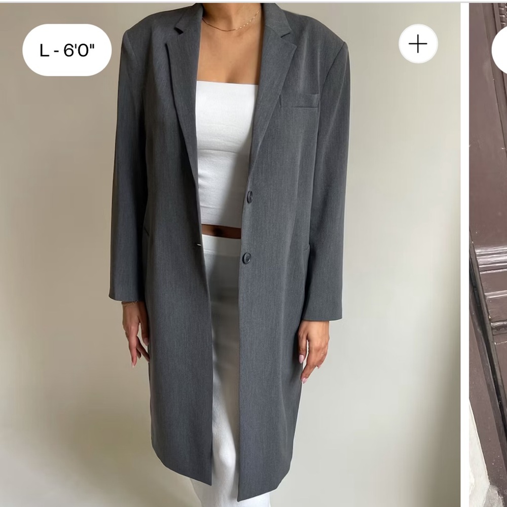 Djerf Avenue- Forever Coat Grey